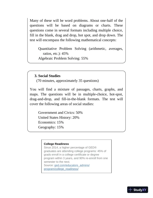 Princeton Review GED Test Prep, 2024: 2 Practice Tests + Review and Techniques (2023) - Page 29 preview image