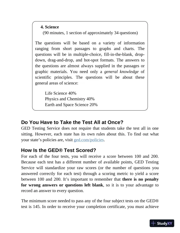 Princeton Review GED Test Prep, 2024: 2 Practice Tests + Review and Techniques (2023) - Page 30 preview image