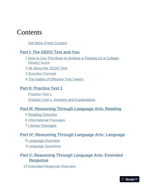 Princeton Review GED Test Prep, 2024: 2 Practice Tests + Review and Techniques (2023) - Page 7 preview image
