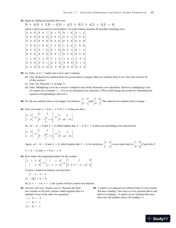Solution Manual for Elementary Linear Algebra, 7th Edition - Page 15 preview image