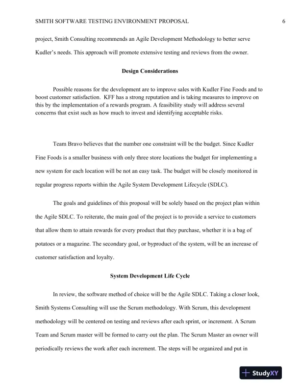 BSA/385 Introduction to Software Engineering : Software Testing Environment Proposal - Page 7 preview image
