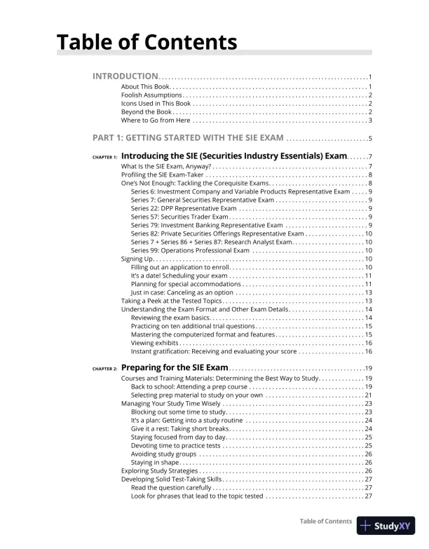 Securities Industry Essentials Exam 2023-2024 For Dummies (2022) - Page 10 preview image