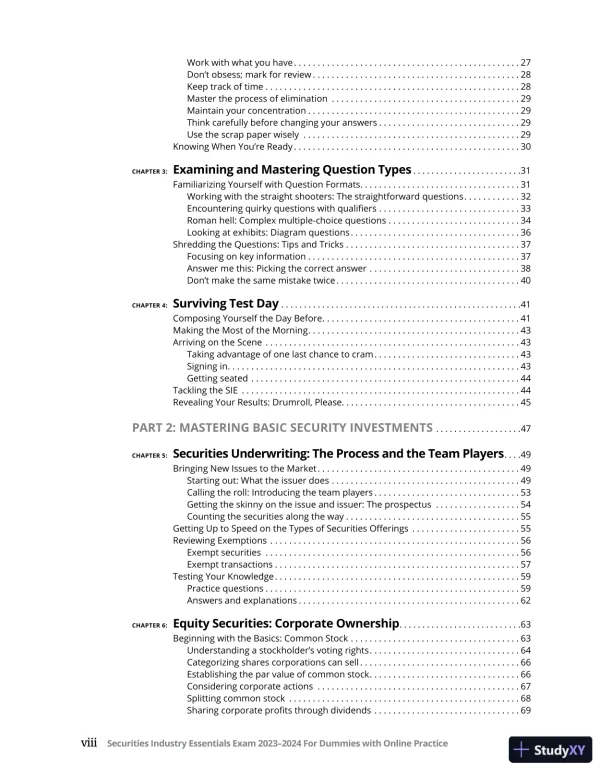 Securities Industry Essentials Exam 2023-2024 For Dummies (2022) - Page 11 preview image