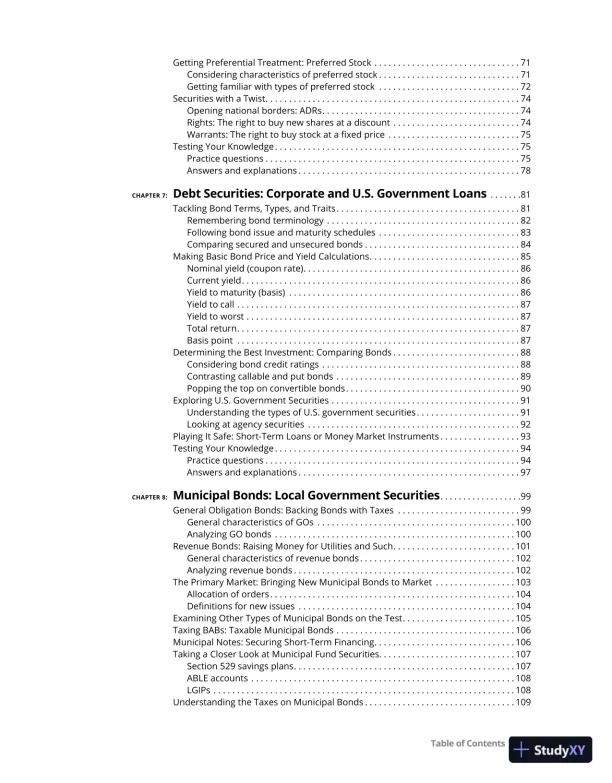 Securities Industry Essentials Exam 2023-2024 For Dummies (2022) - Page 12 preview image