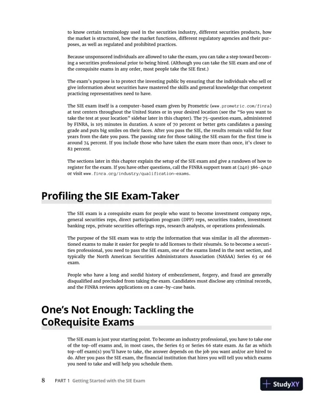 Securities Industry Essentials Exam 2023-2024 For Dummies (2022) - Page 25 preview image
