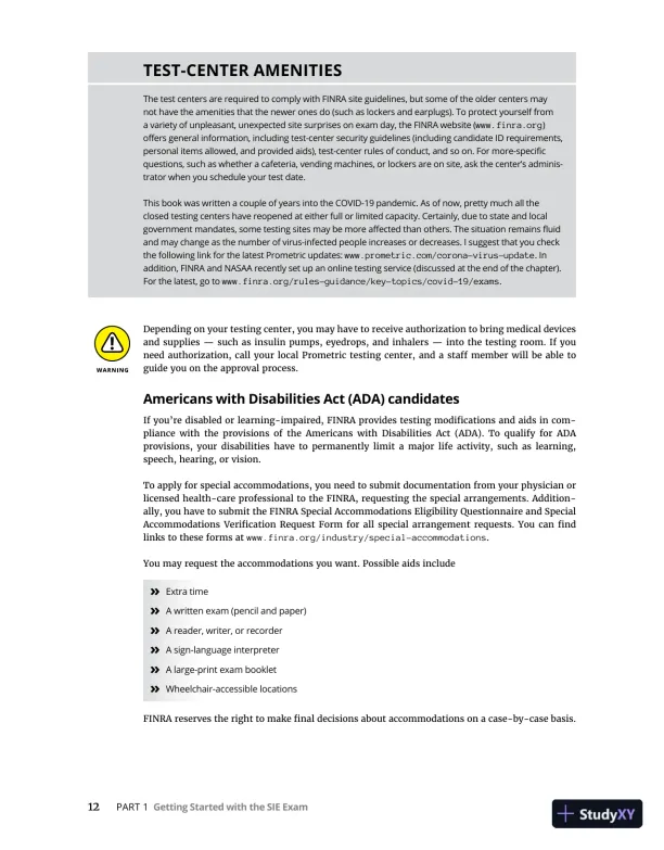 Securities Industry Essentials Exam 2023-2024 For Dummies (2022) - Page 29 preview image
