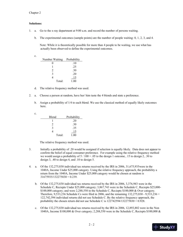 Quantitative Methods For Business, 12th Edition Solution Manual - Page 11 preview image