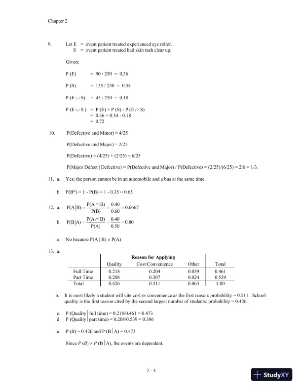 Quantitative Methods For Business, 12th Edition Solution Manual - Page 13 preview image