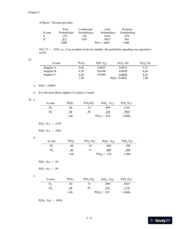 Quantitative Methods For Business, 12th Edition Solution Manual - Page 17 preview image