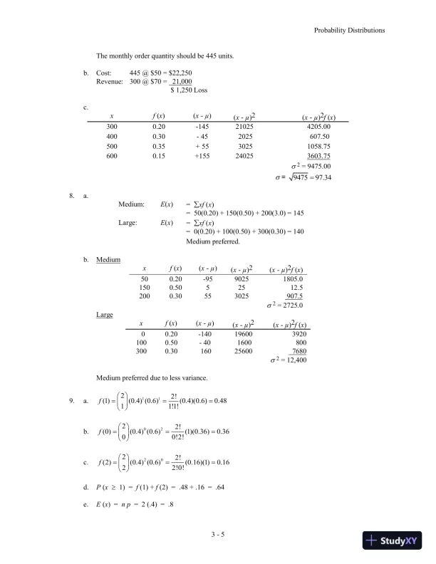 Quantitative Methods For Business, 12th Edition Solution Manual - Page 24 preview image
