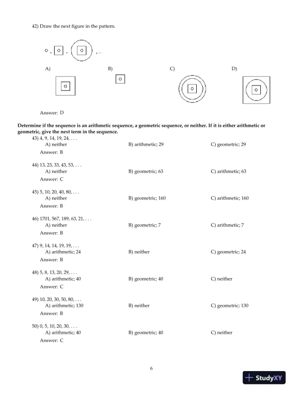 Mathematical Ideas, 13th Edition Test Bank - Page 7 preview image