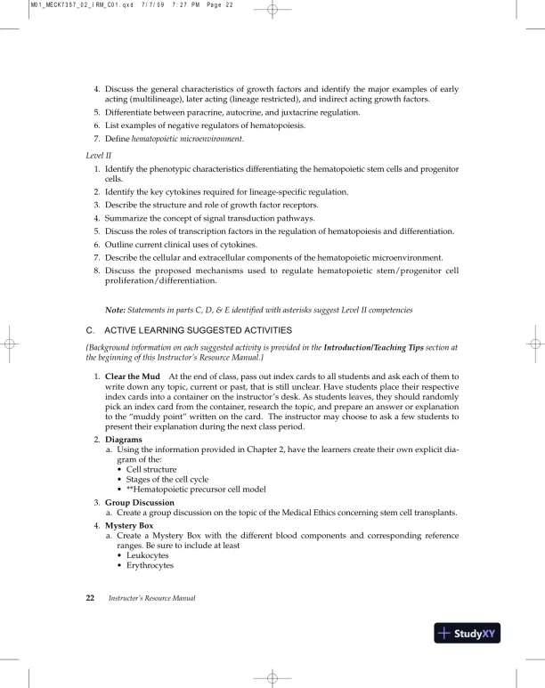 Lecture Notes for Clinical Laboratory Hematology, 2nd Edition - Page 25 preview image