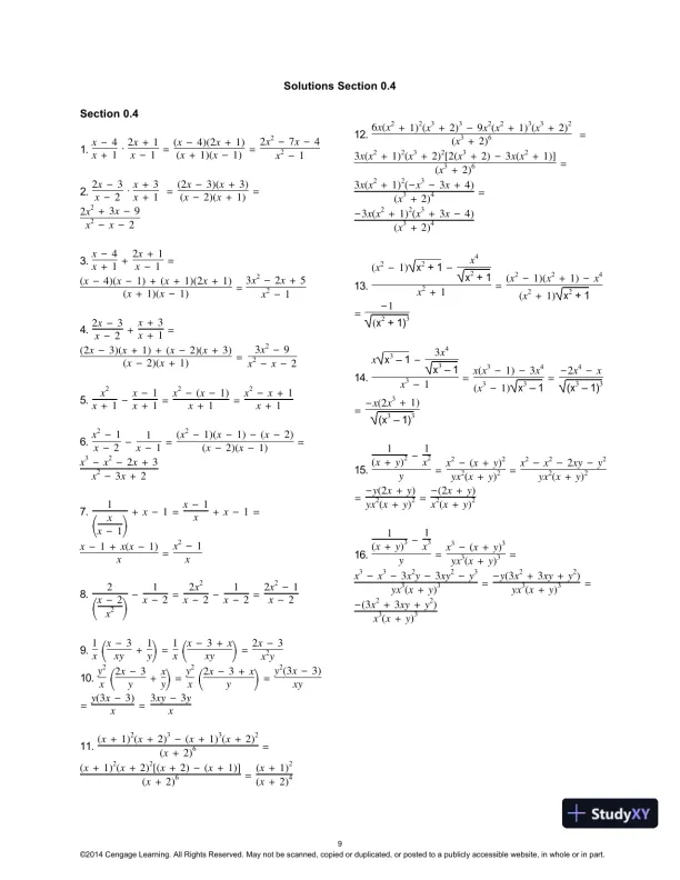 Finite Mathematics And Applied Calculus, 6th Edition Solution Manual - Page 12 preview image