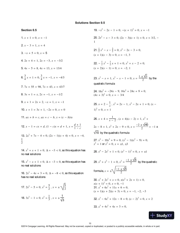 Finite Mathematics And Applied Calculus, 6th Edition Solution Manual - Page 13 preview image