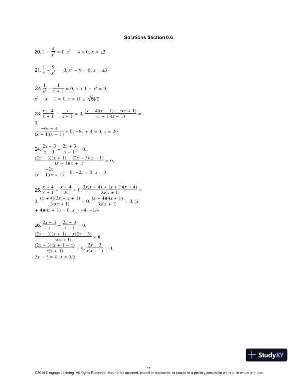 Finite Mathematics And Applied Calculus, 6th Edition Solution Manual - Page 16 preview image