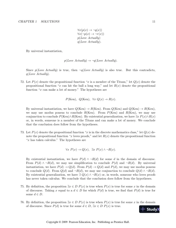 Solution Manual For Discrete Mathematics, 7th Edition - Page 12 preview image