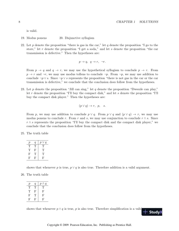 Solution Manual For Discrete Mathematics, 7th Edition - Page 9 preview image