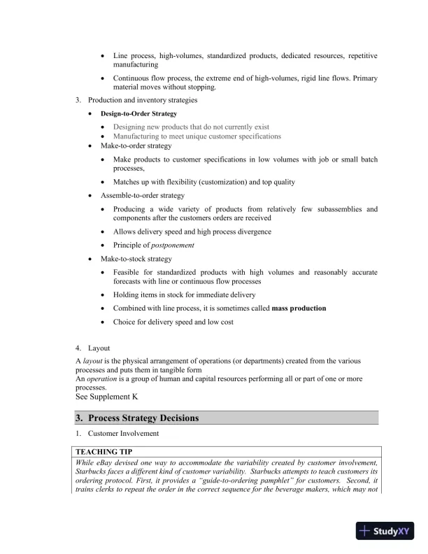 Class Notes For Operations Management: Processes and Supply Chains, 11th Edition - Page 15 preview image