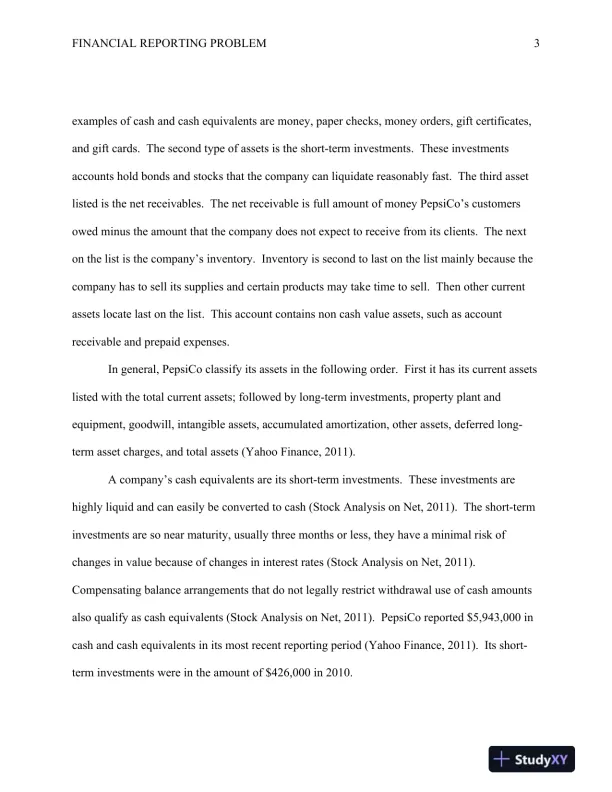 ACC/290 Financial Reporting Problem, Part II University of Phoenix - Page 4 preview image