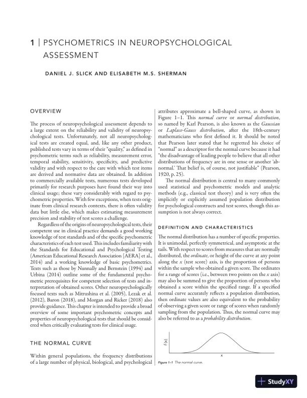A Compendium of Neuropsychological Tests: Fundamentals of Neuropsychological Assessment and Test Reviews for Clinical Practice (2022) - Page 15 preview image