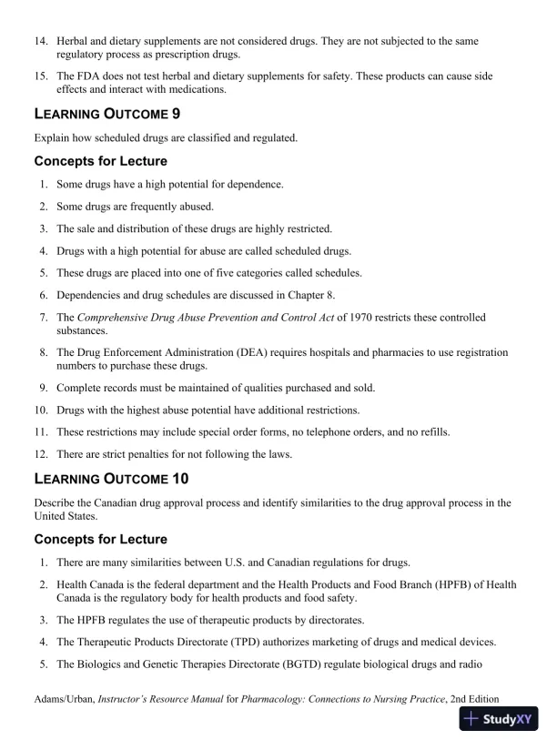 Class Notes for Pharmacology Connections to Nursing Practice, 2nd Edition - Page 16 preview image