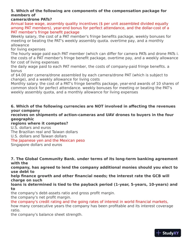 Globus Practice Exam with Answers (20 Solved Questions) - Page 4 preview image