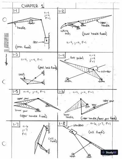 Solution Manual For Machines and Mechanisms: Applied Kinematic Analysis, 4th Edition - Page 1 preview image