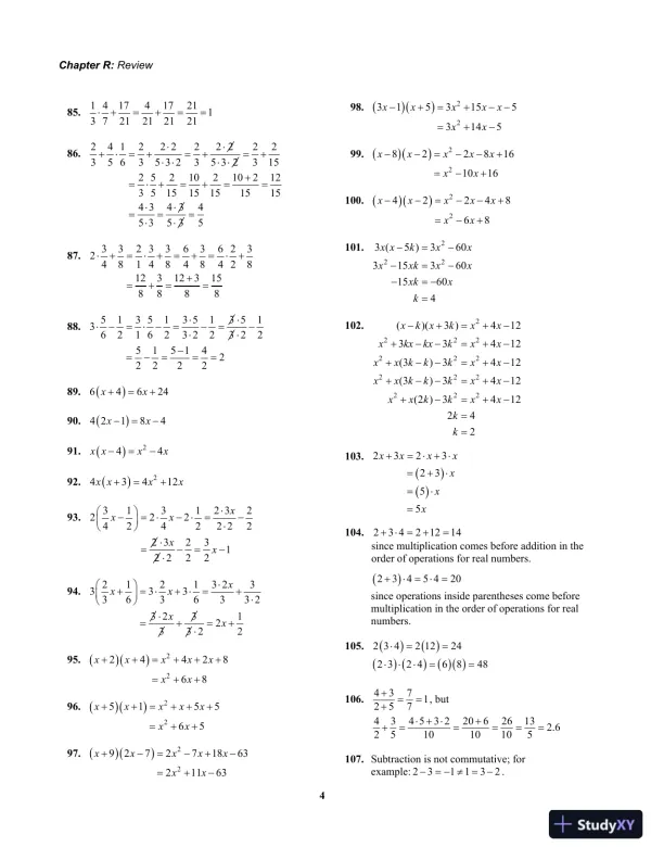 Solution Manual for Algebra and Trigonometry Enhanced with Graphing Utilities, 8th Edition - Page 10 preview image