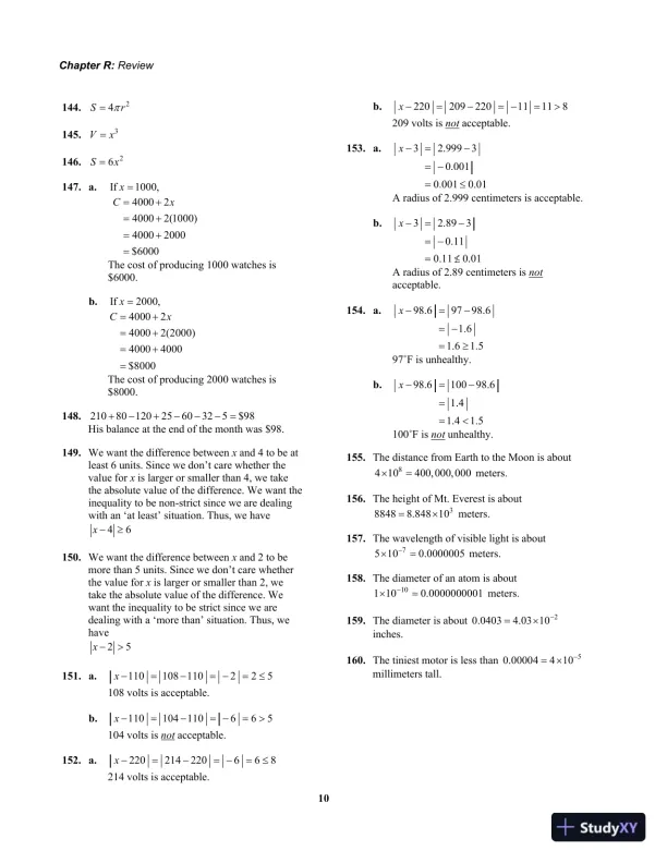 Solution Manual for Algebra and Trigonometry Enhanced with Graphing Utilities, 8th Edition - Page 16 preview image