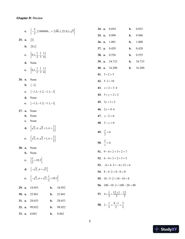 Solution Manual for Algebra and Trigonometry Enhanced with Graphing Utilities, 8th Edition - Page 8 preview image
