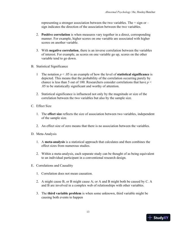 Lecture Notes For Abnormal Psychology, 18th Edition - Page 15 preview image
