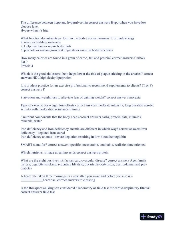 AEA Cardiovascular Certification Exam With Answers (430 Solved Questions) - Page 10 preview image