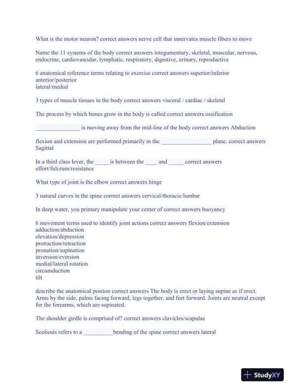 AEA Cardiovascular Certification Exam With Answers (430 Solved Questions) - Page 3 preview image