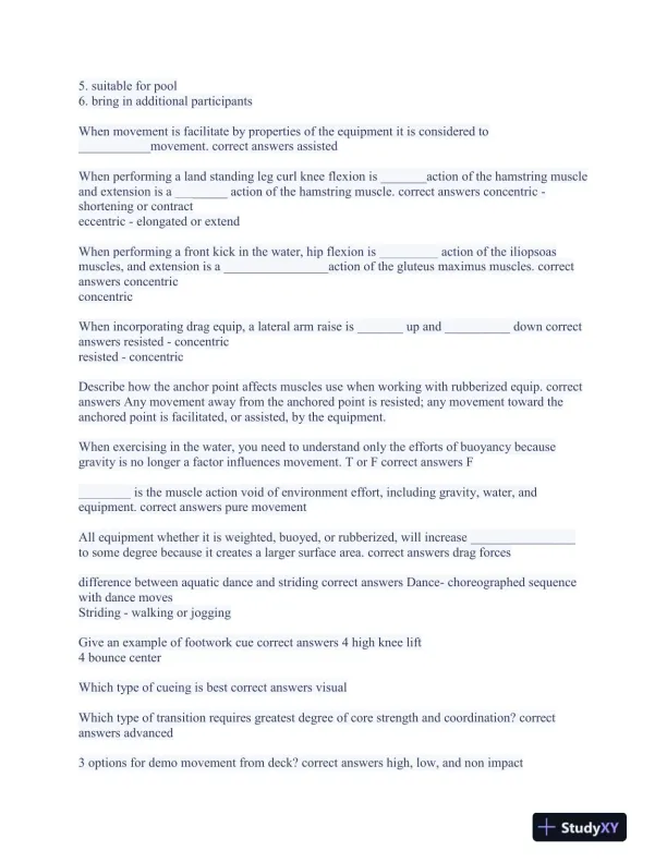 AEA Cardiovascular Certification Exam With Answers (430 Solved Questions) - Page 6 preview image