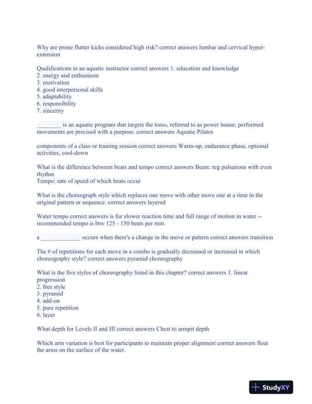 AEA Cardiovascular Certification Exam With Answers (430 Solved Questions) - Page 7 preview image