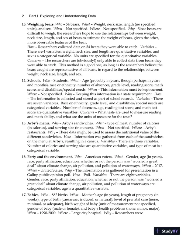 Stats: Modeling the World, 5th Edition Solution Manual - Page 6 preview image