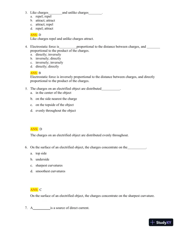 Test Bank for Radiologic Science for Technologists: Physics, Biology, and Protection, 12th Edition (Chapters 1-40) - Page 18 preview image