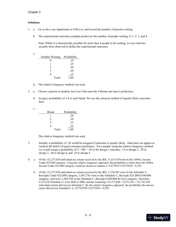 Solution Manual For Quantitative Methods For Business, 13th Edition - Page 13 preview image