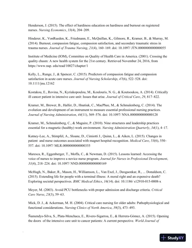 Class Notes for High-Acuity Nursing, 7th Edition - Page 13 preview image