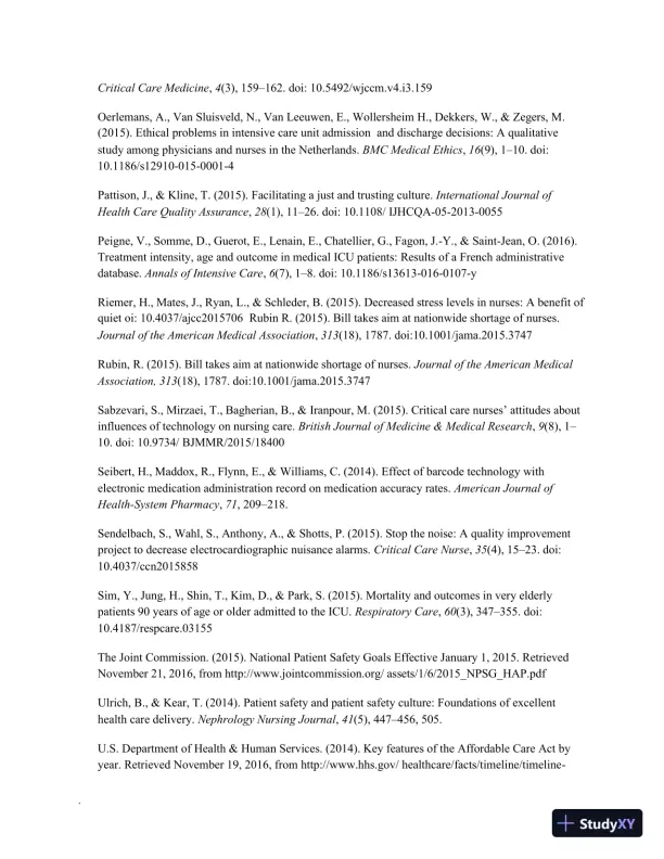 Class Notes for High-Acuity Nursing, 7th Edition - Page 14 preview image