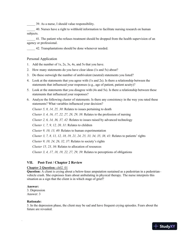 Class Notes for High-Acuity Nursing, 7th Edition - Page 23 preview image