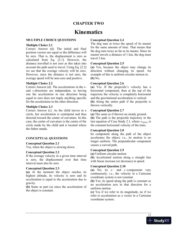 Physics For The Life Sciences , 2nd UK Ed. Edition Solution Manual - Page 12 preview image