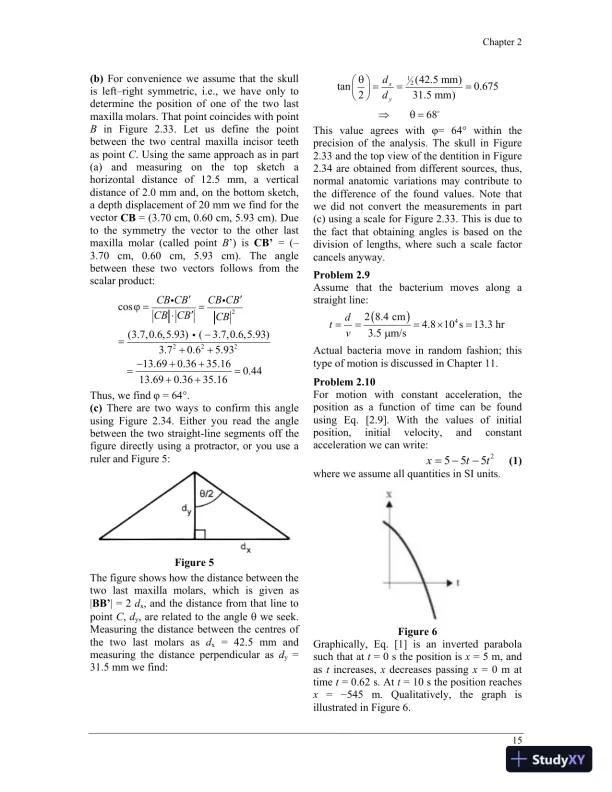 Physics For The Life Sciences , 2nd UK Ed. Edition Solution Manual - Page 16 preview image
