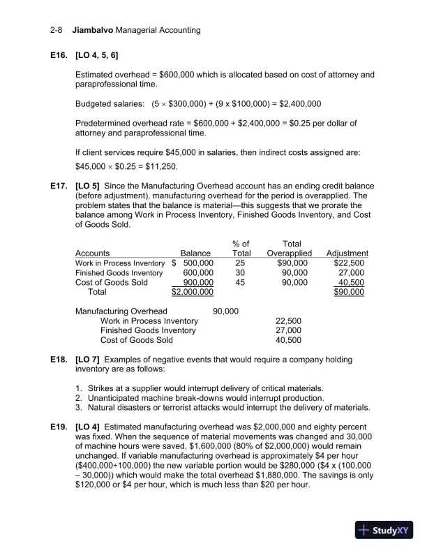 Solution Manual For Managerial Accounting, 7th Edition - Page 21 preview image