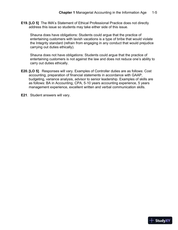 Solution Manual For Managerial Accounting, 7th Edition - Page 6 preview image