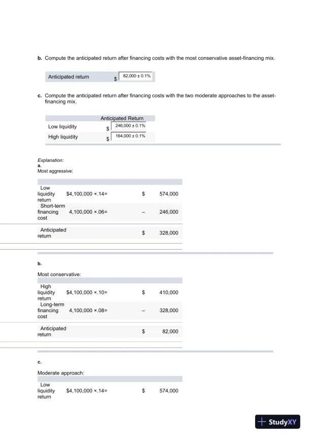 Liberty University BUSI 320 connect homework 3 correct answers 100% guaranteed with explanations - Page 9 preview image