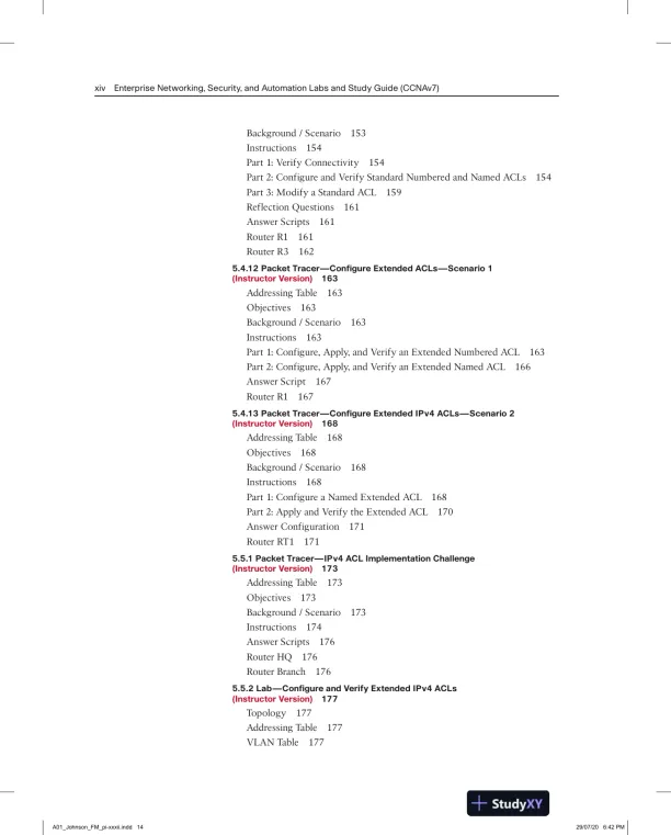 Solution Manual for Enterprise Networking, Security, and Automation Labs and Study Guide (CCNAv7) - Page 11 preview image
