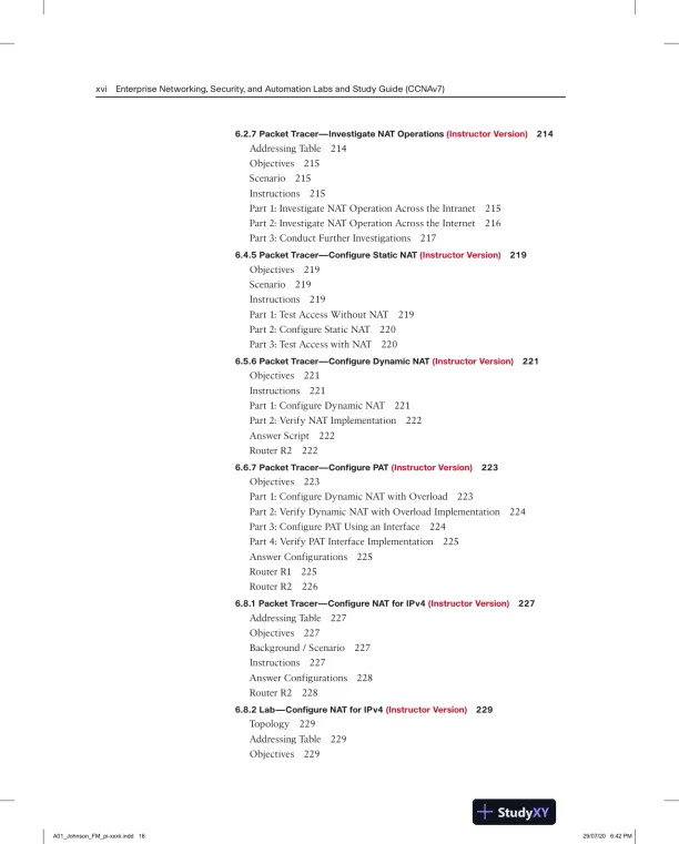 Solution Manual for Enterprise Networking, Security, and Automation Labs and Study Guide (CCNAv7) - Page 13 preview image
