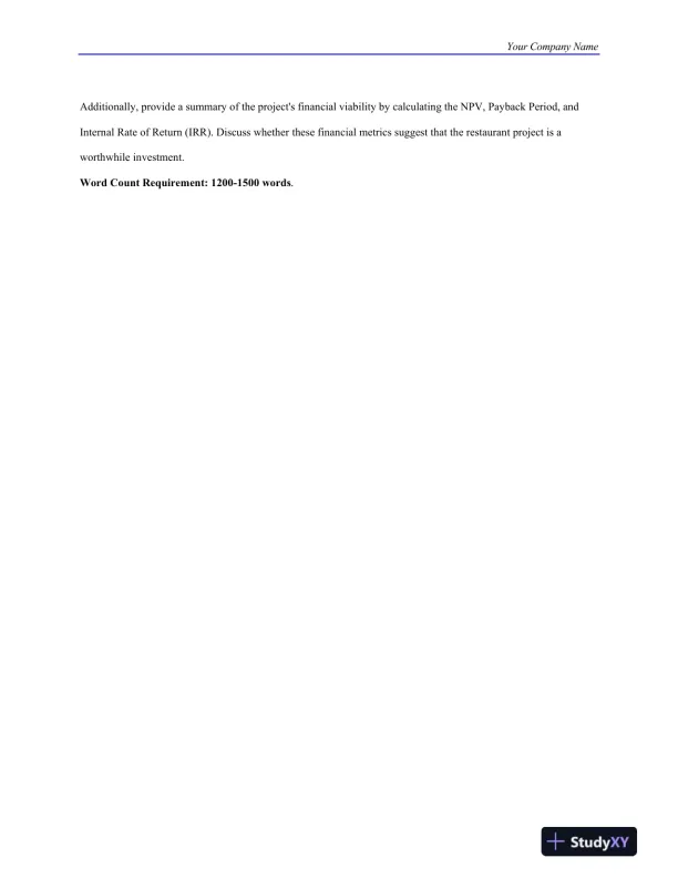 BUSN-278 Papa Geo�s � Restaurant DeVry University - Page 3 preview image