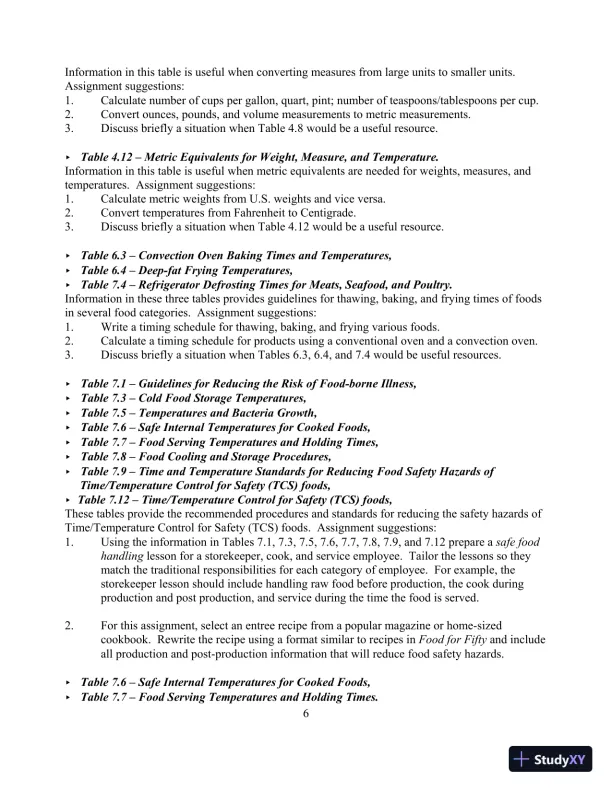 Food for Fifty, 14th Edition Test Bank - Page 10 preview image